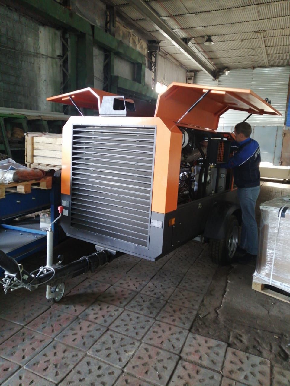 Отгрузка винтового компрессора Remeza ДК-12/10