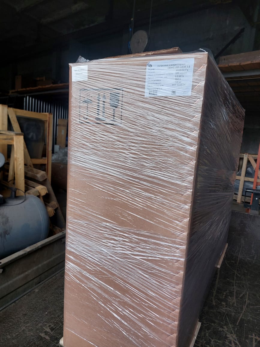 Отгрузка поршневого компрессора Remeza СБ4/С-200.LB30-3.0 в г. Новосибирск