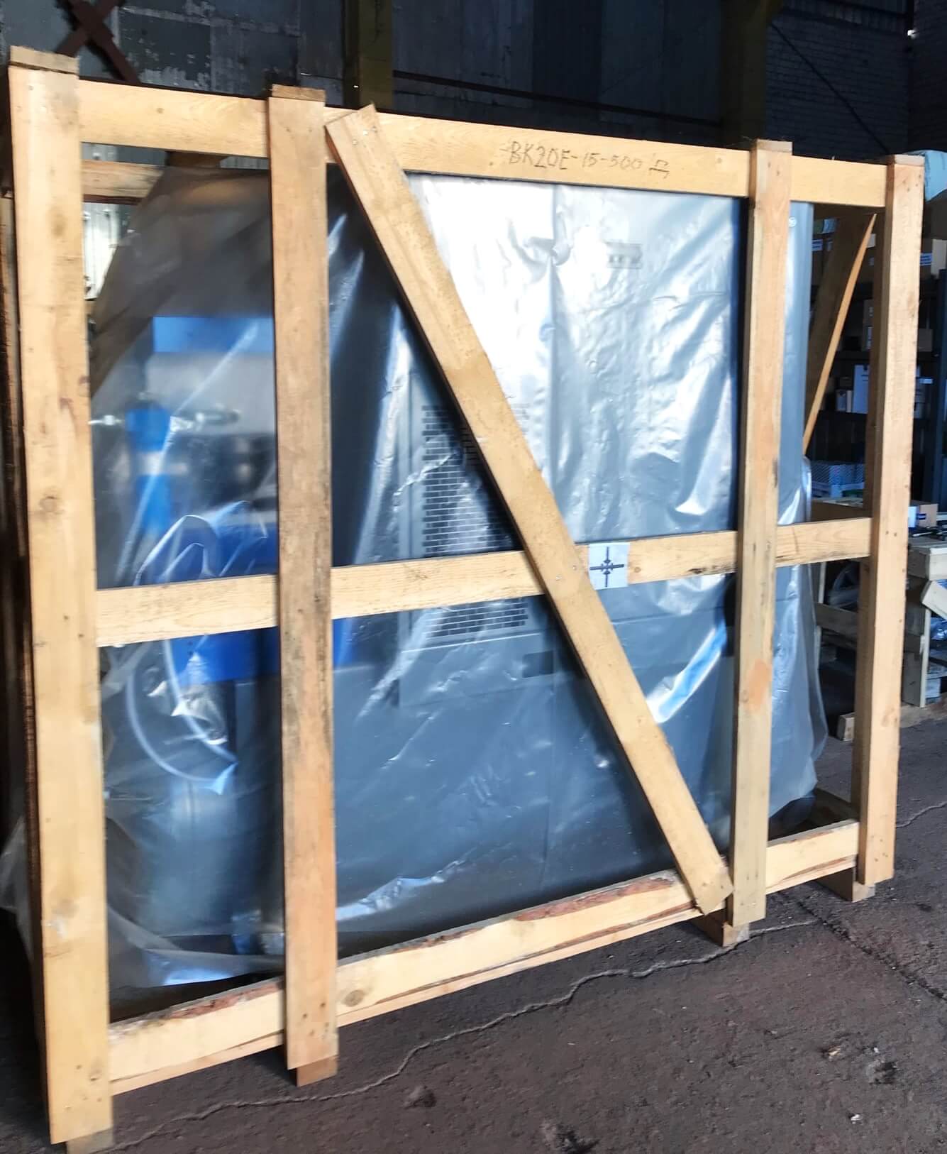 Отгрузка компрессора Remeza ВК20Е-15-500Д партнеру компании в г. Казань Отгрузка компрессора Remeza ВК20Е-15-500Д партнеру компании в г. Казань